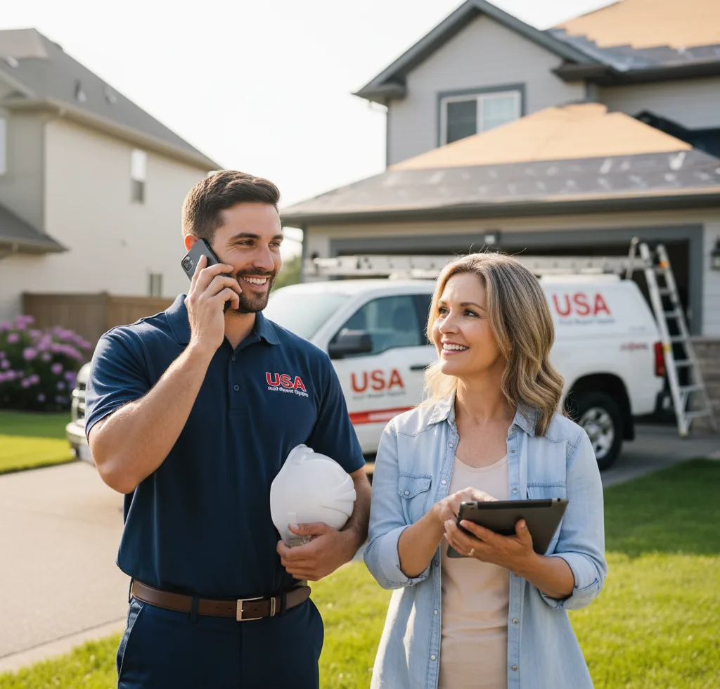 USA Roof Repair Experts customer support in Dimondale